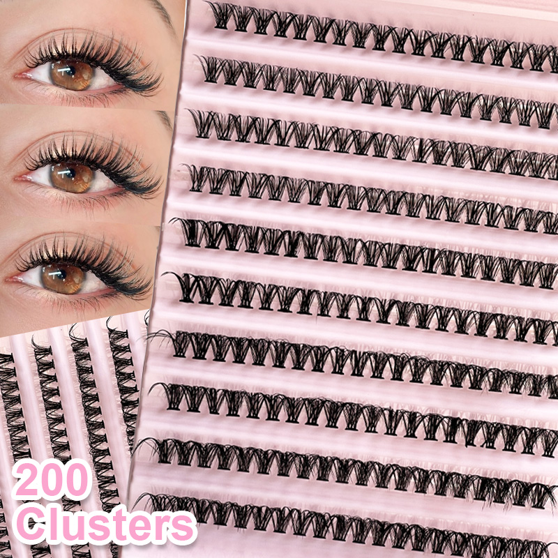 Eyelash Extension For Asian Eyes - Individuele Wimpers Wimperpluk 8-16mm 200 stks