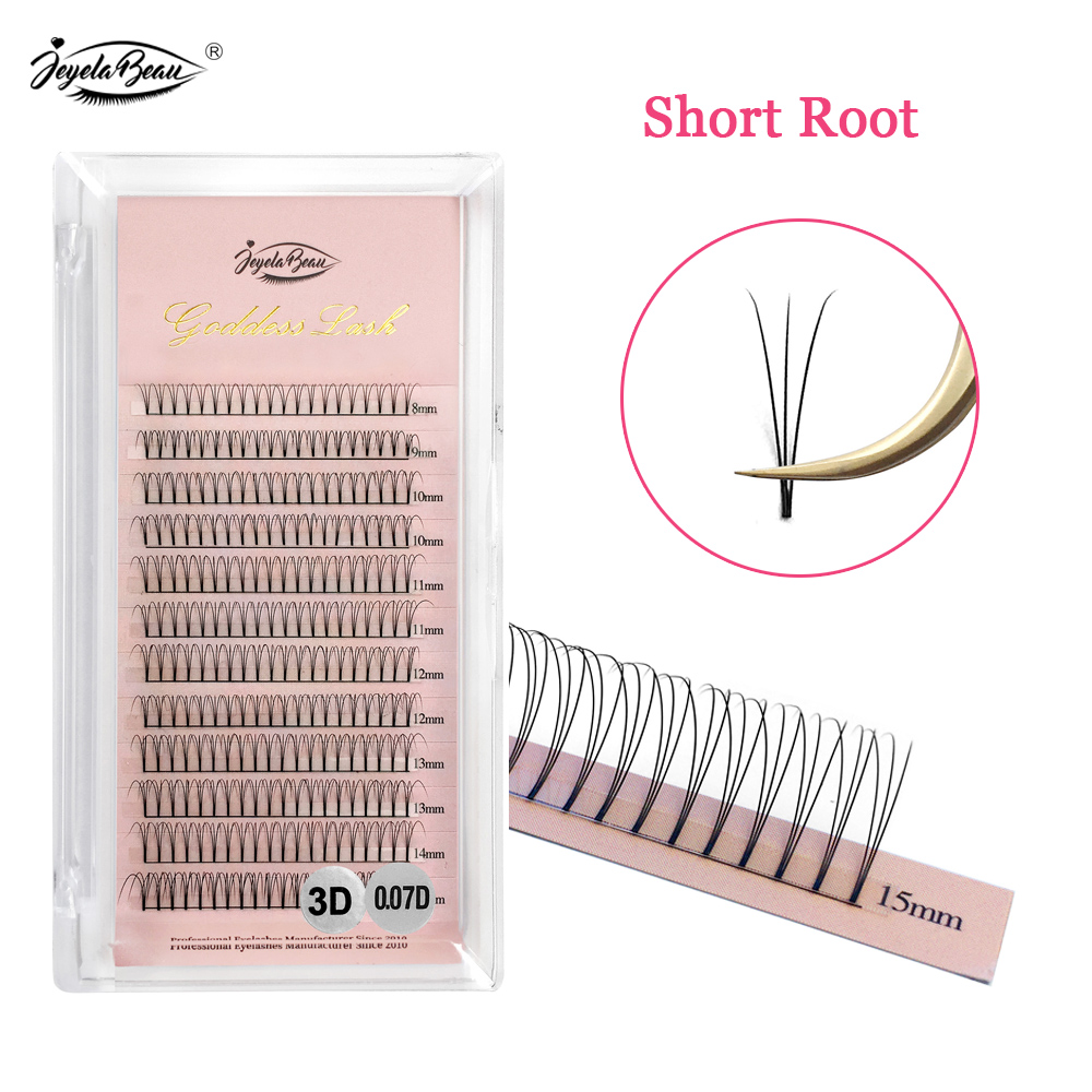 Eyelash Extension Human Hair - Godin 3D Premade Fan Wimper Extensions