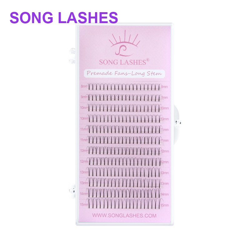Eyelash Extension For Asian Eyes - SONGLASHES Lange Wimperstukjes 2D tot 6D