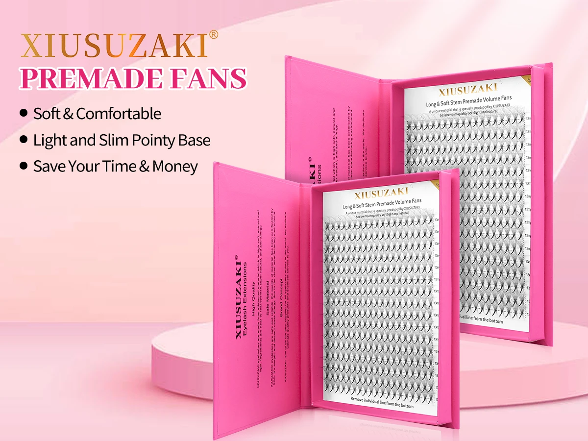 XIUSUZAKI 16 Lijnen Premade Vo - Eyelash Extension Russian recensie en prijs