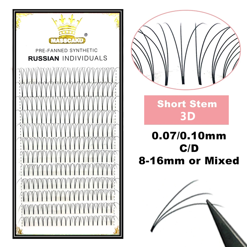 Groothandel 12 Lijnen 3D 4D 5D - Eyelash Extension Russian recensie en prijs