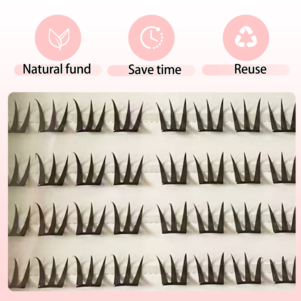Gemakkelijke opklikbare wimper - Eyelash Extension Human Hair recensie en prijs