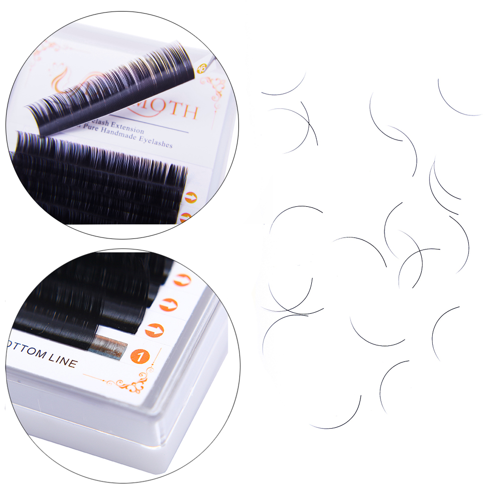 DOSMOTH 10 dozen 16 rijen 7-16 - Eyelash Extension For Asian Eyes recensie en prijs